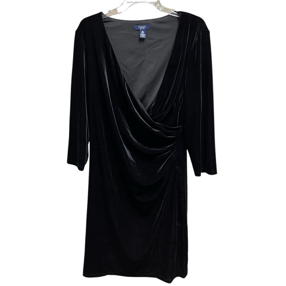 Chaps Elegant Black Dress